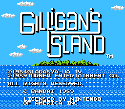 The Adventures of Gilligan's Island title screenshot